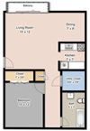 Crysler Plaza West 1 bedroom